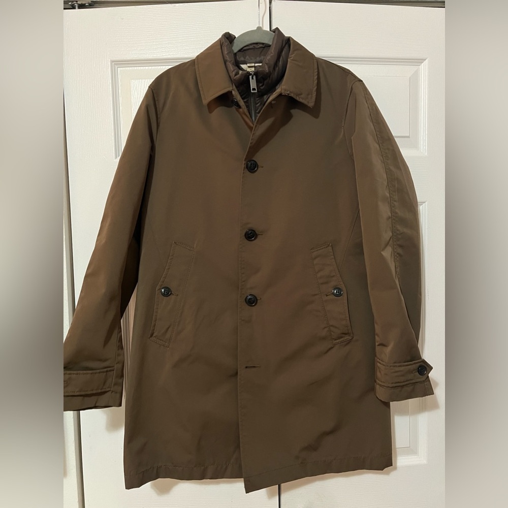 SOLD OFF POSHMARK 
Burberry Tunbridge Waterproof Coat with removable Down Vest - Picture 5 of 13
